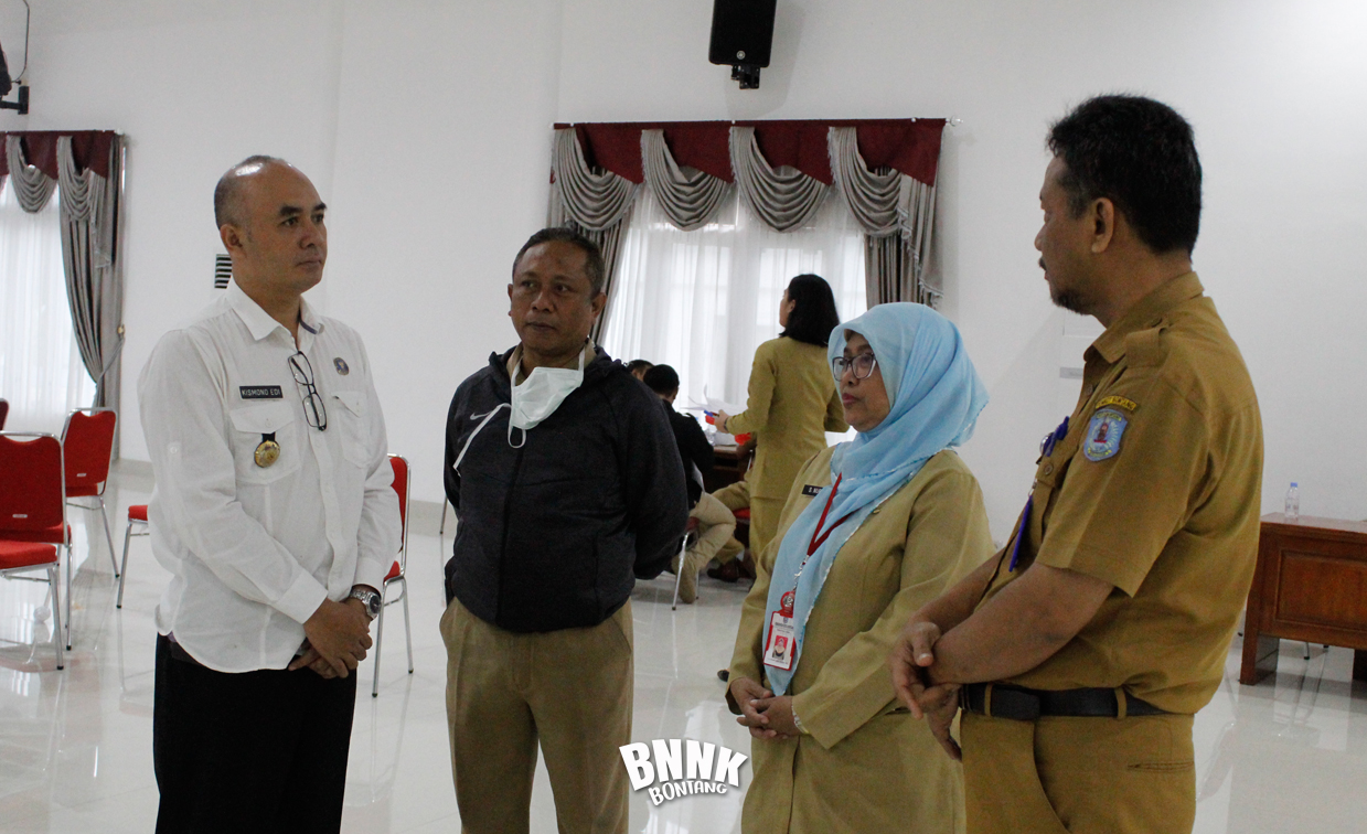 BNNK Bontang melaksanakan kegiatan pencegahan dini penyalahgunaan Narkotika (test urine) di kalangan driver seluruh OPD Kota Bontang