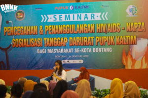 Seminar Pencegahan dan Penanggulangan HIV/AIDS- NAPZA bagi masyarakat Bufferzone PT. Pupuk Kaltim