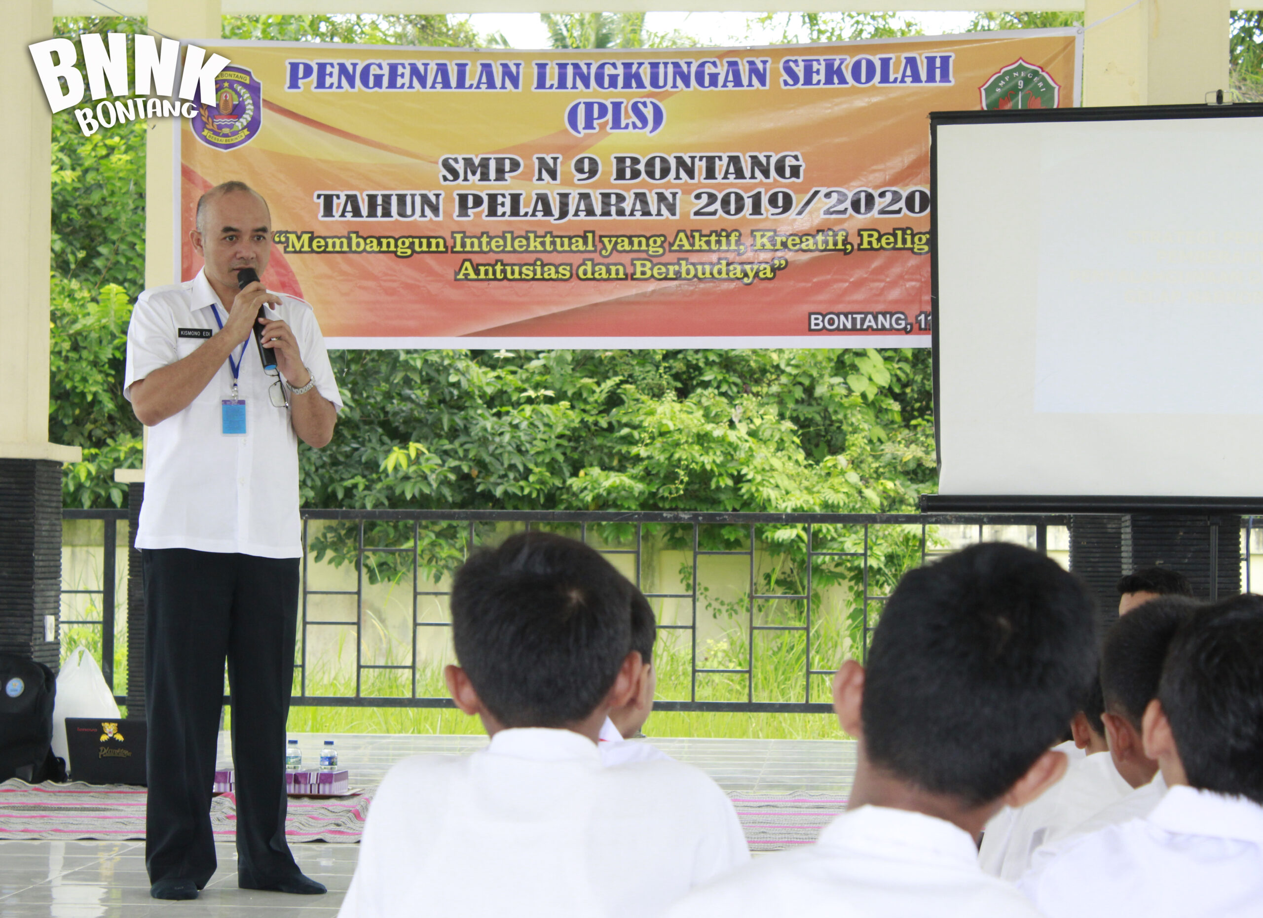 Kegiatan Sosialisasi P4GN di Lingkungan Sekolah SMK Negeri 2 Bontang
