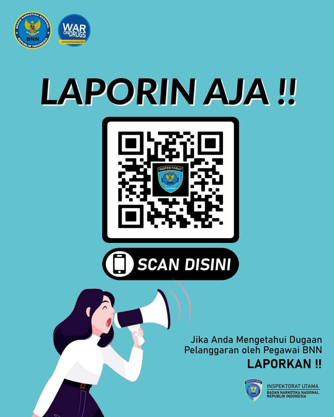 LAPOR PEGAWAI BNN!