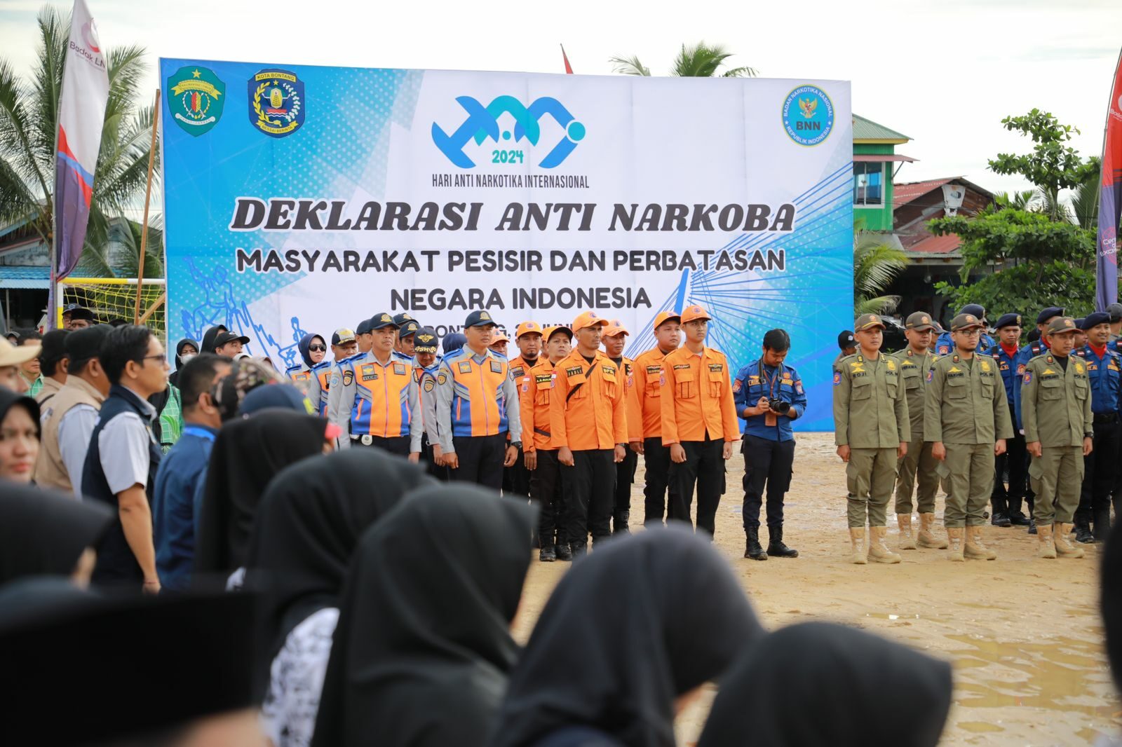 Deklarasi Anti Narkoba Bersama 300 Masyarakat di Kota Bontang