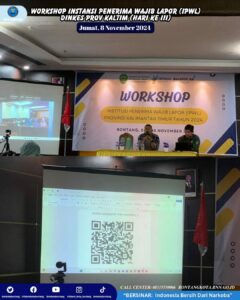 Workshop Institusi Penerima Wajib Lapor (IPWL) Dinkes Provinsi